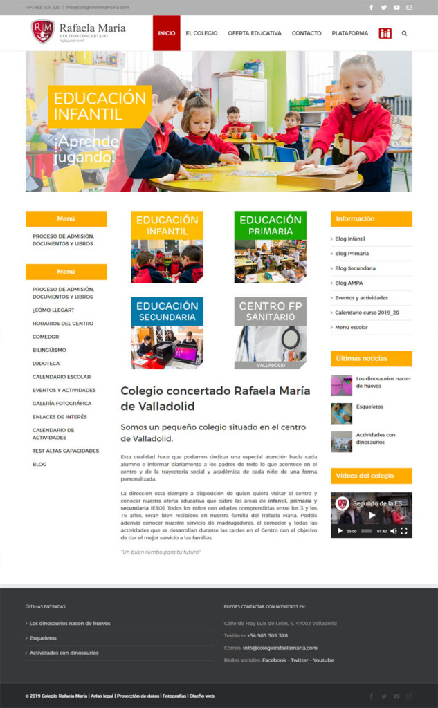 Colegio de Valladolid web