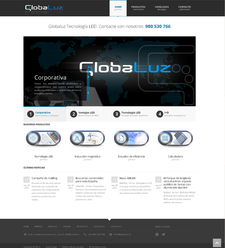 globaluz web
