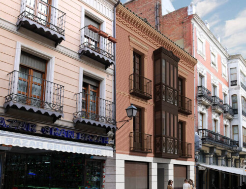 3d de edificio para rehabilitación en Palencia