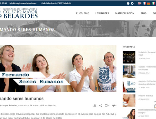 El Colegio Mayor Belardes de Valladolid ya es mixto. 2016, un año de cambios